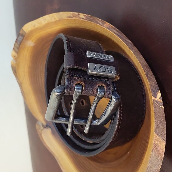 Vintage Boy London All Bovine Leather Belt Handmade in Spain - Picture 2 of 12